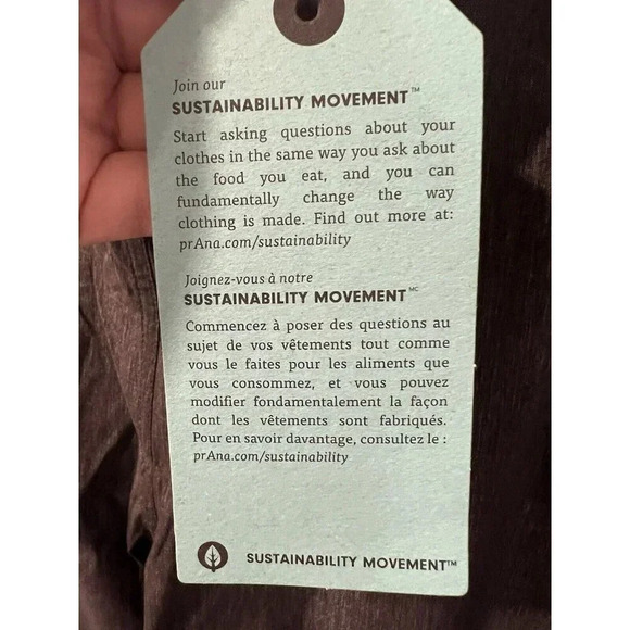 PrAna Summit Pant Charcoal Heather Plus Size Womens 3X Regular Stretch Outdoor - Picture 9 of 10